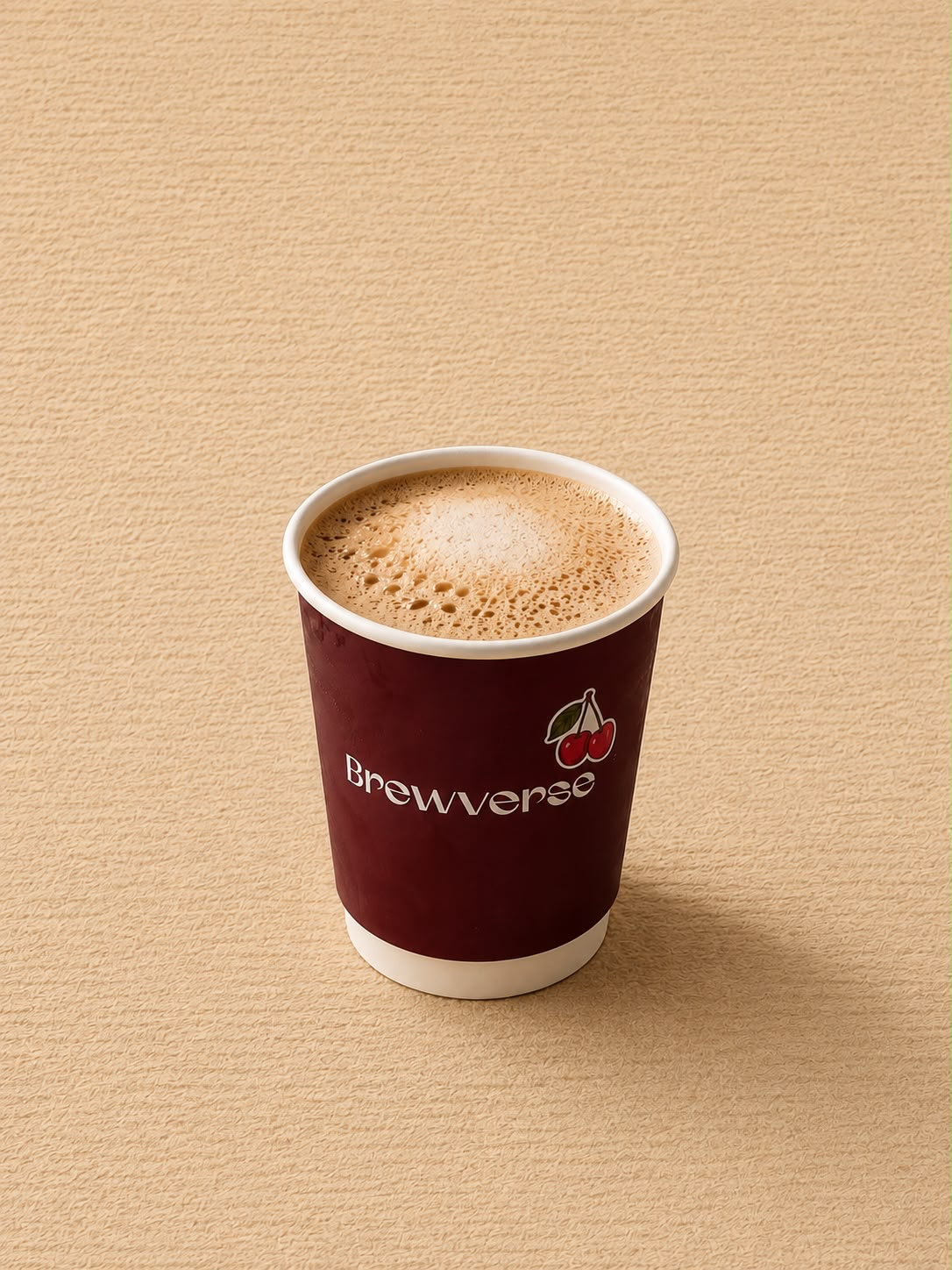 Brewverse cherry V60 in a burgundy cup